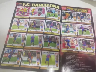 Álbum Liga 2004-2005 y Cromo Messi rookie.