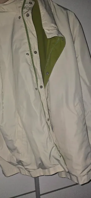 Chaqueta reversible hombre verde
