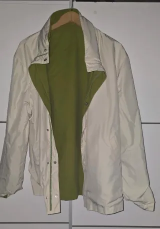 Chaqueta reversible hombre verde