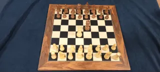 Tablero de ajedrez Rechapados Ferrer Palisandro