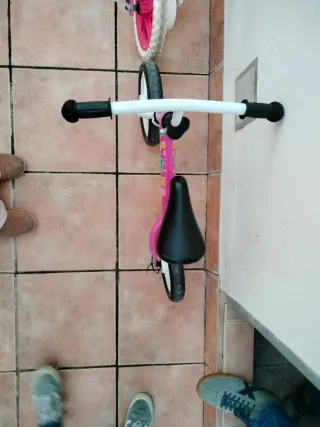 Bicicleta infantil rosa