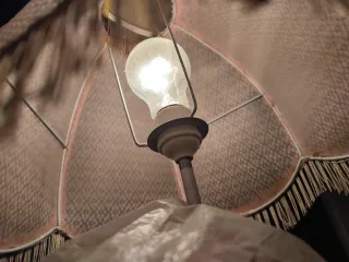 Lámpara Muñeca Vintage