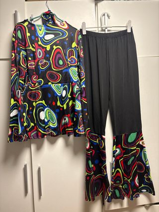 Disfraz Hippie Años 70 Talla Única