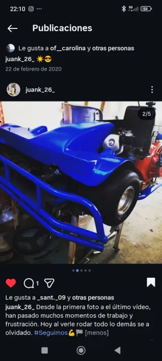 Kart 380cc 4t