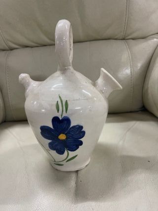 Botijo cerámica pintado a mano