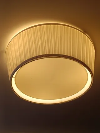 Lámpara de techo IKEA blanca