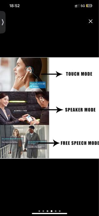 NUEVO Auriculares Traductor