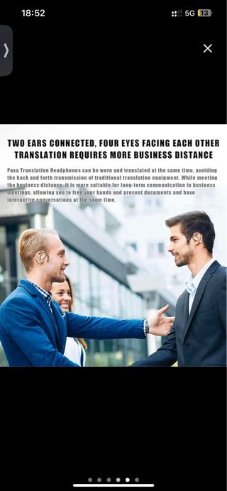 NUEVO Auriculares Traductor