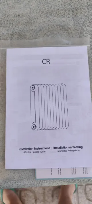 Radiador de agua blanco 550x580x90mm