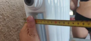 Radiador de agua blanco 550x580x90mm