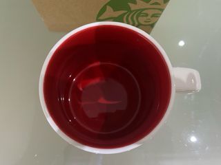 Taza Starbucks China Dragón Cerámica Roja