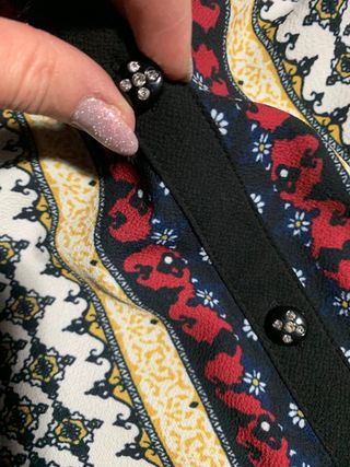 Camicetta etnica taglia M/L