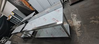 Mesa de trabajo mueral acero inoxidable hostelería