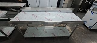 Mesa de trabajo mueral acero inoxidable hostelería