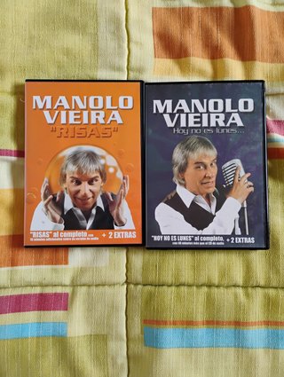 Pack 2 DVD + 1 Cd Humorista Canario Manolo Vieira