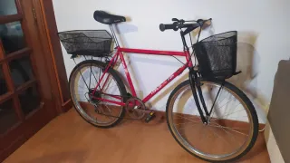 Bicicleta BH Force 12 Roja con Cestas