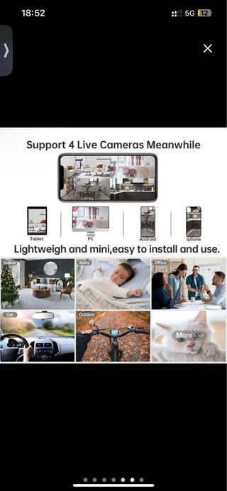 Mini Cámara Espía Full HD 1080p