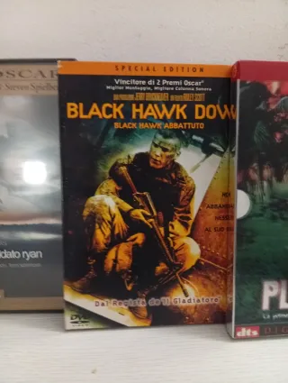 DVD Salve il soldato Ryan, Black Hawk Down, Plato