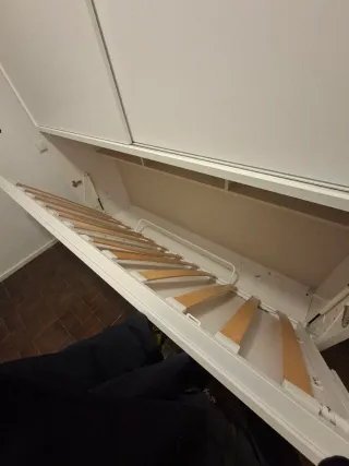 Mueble Cama Plegable Blanco