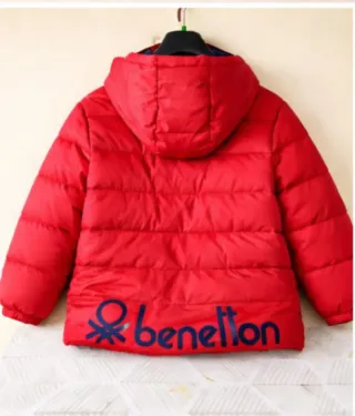 Piumino Benetton bambino vera piuma