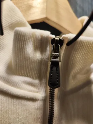 Sudadera Ralph Lauren Media Cremallera Beige Talla