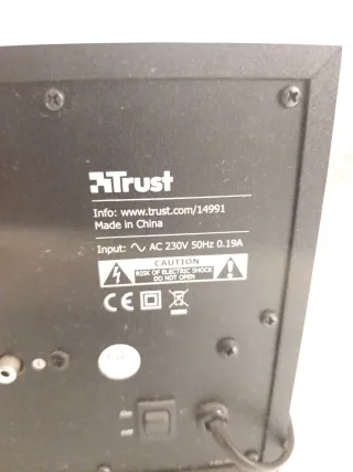 Altoparlanti Trust 2.1 Nero