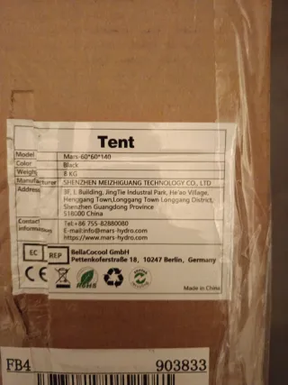 Armario Cultivo Indoor 60x60x140 Mars Hydro