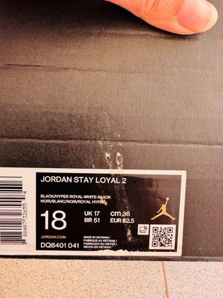 NUEVO! Zapatillas Nike Jordan Stay Loyal 2 n. 52,5