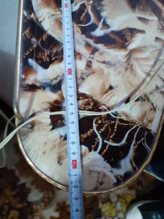 HASTA FIN DE MES. Mesilla esquinera con lámpara