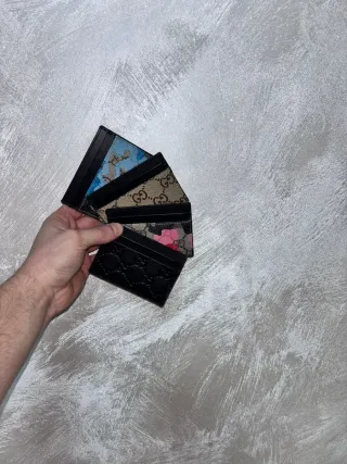 Portacarte Gucci Beige/Marrone