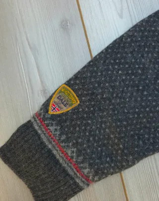 Jersey Dale of Norway gris con cremallera