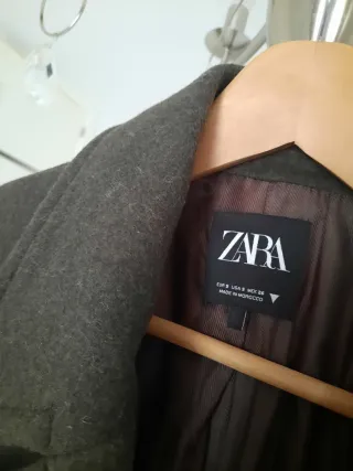 Chaquetón Marinero Zara Verde Oliva