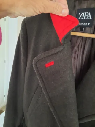 Chaquetón Marinero Zara Verde Oliva