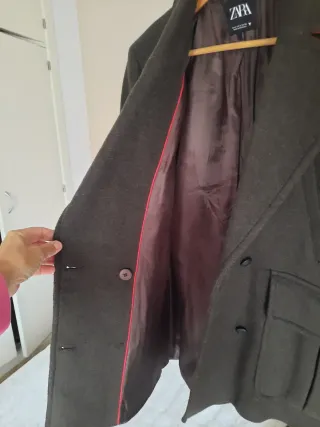 Chaquetón Marinero Zara Verde Oliva