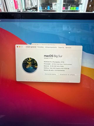 MacBook Pro 16/512GB 2019 i7