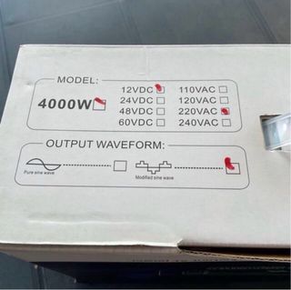 Inverter 4000W DC AC per auto camper barca