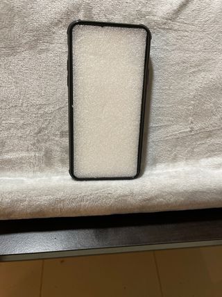 Custodia iPhone XS nera con porta carte