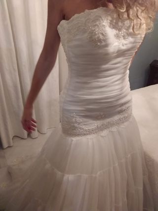 Vestido de Novia Blanco Talla 40/42