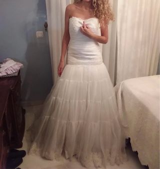 Vestido de Novia Blanco Talla 40/42
