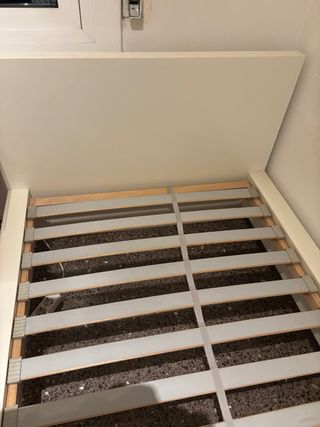 Cama individual Ikea blanca