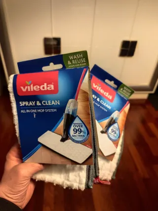 2 Repuestos Mopa Vileda Spray & Clean