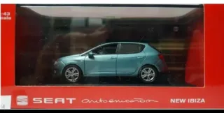 SEAT IBIZA 5 PUERTAS AZUL NAYARA ESCALA 1:43