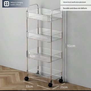 Carrito de almacenamiento 4 niveles