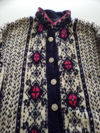 Chaqueta Vintage Folk Fair Isle