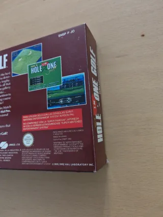 Super Nintendo Golf PAL Version