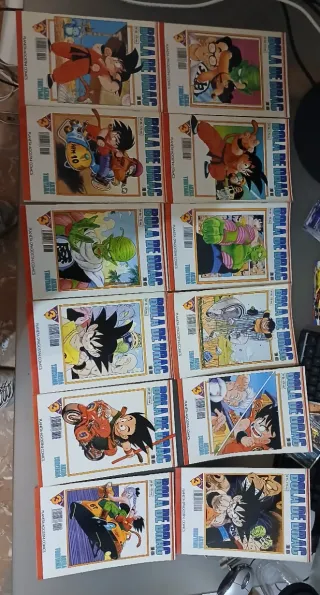 Cómics bola de drac serie blanca