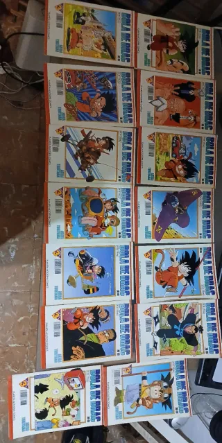 Cómics bola de drac serie blanca