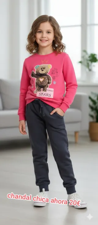 Chándal niña oso Funky Stars