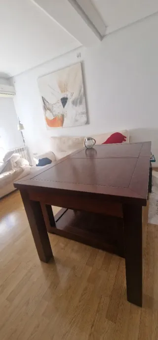 Mesa comedor madera estilo colonial
