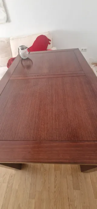 Mesa comedor madera estilo colonial